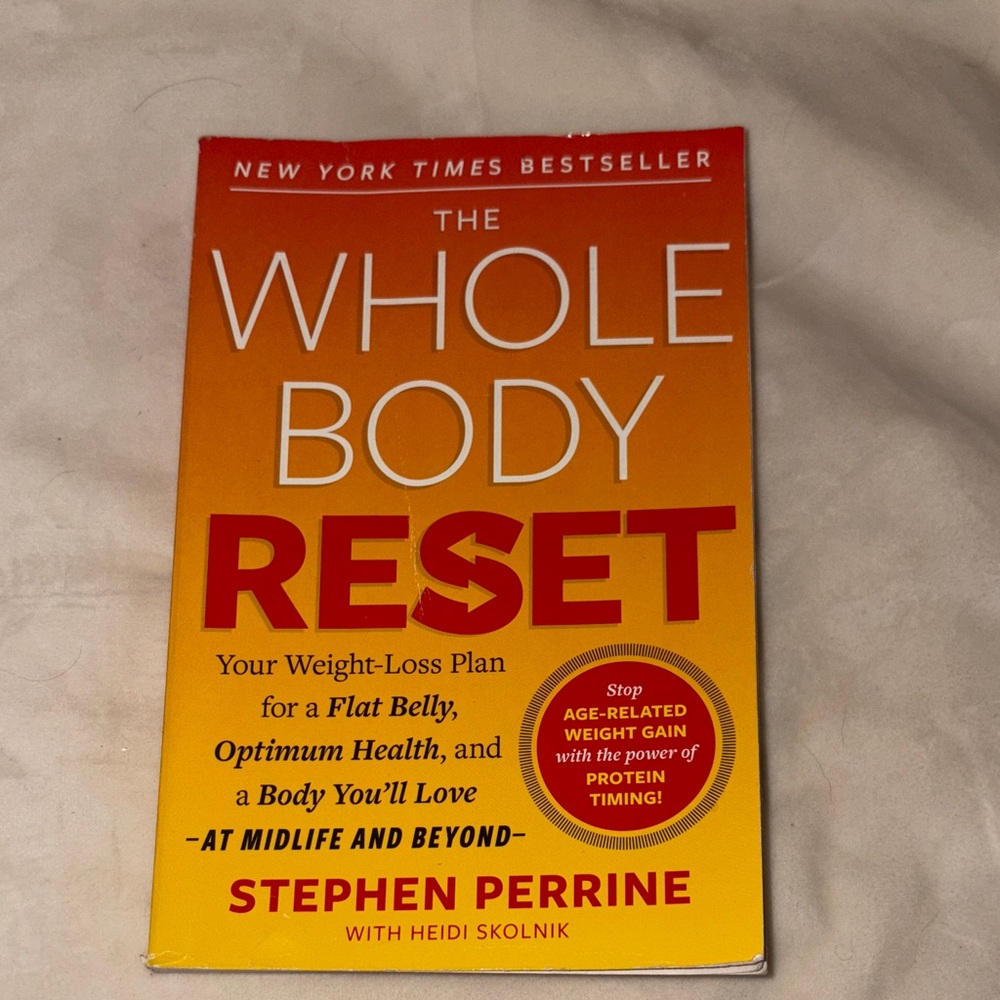 NYT BESTSELLER Whole Body Reset Book -WEIGHT LOSS TO A FLAT BELLY EXCELLENT COND